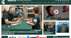 Desktop Screenshot of msuspartans.com
